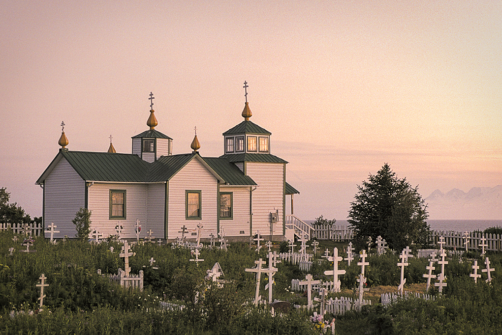 Ninilchik, Kenai Peninsula Alaska - Holy Assumption Orthodox Church, 1841.