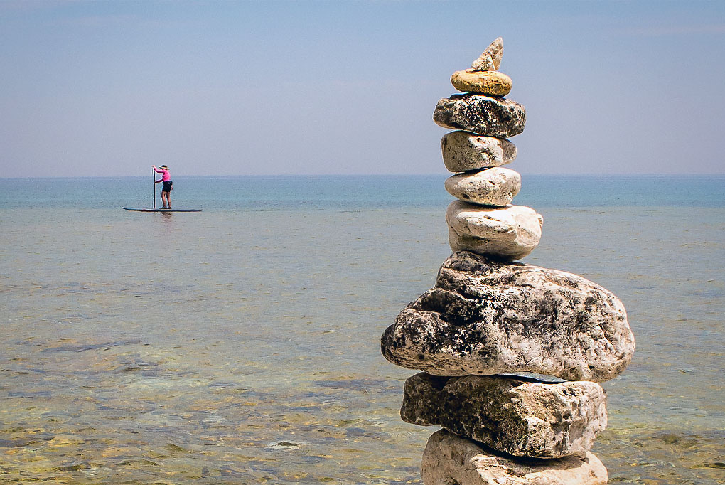 Cairn Rocks - Cave Point, Wisconsin